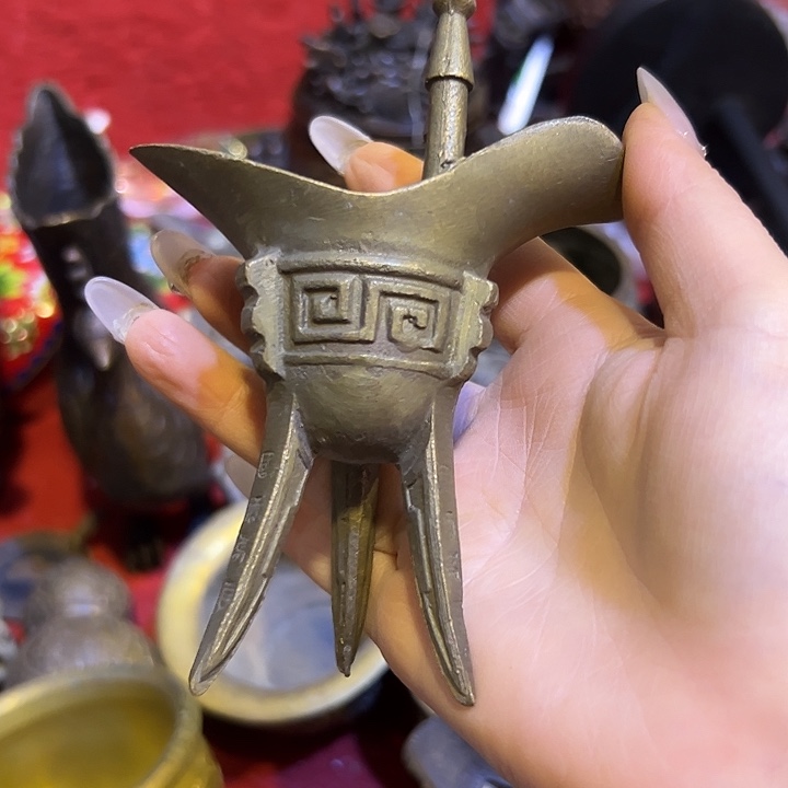 黄铜摆件，文房工艺品摆件