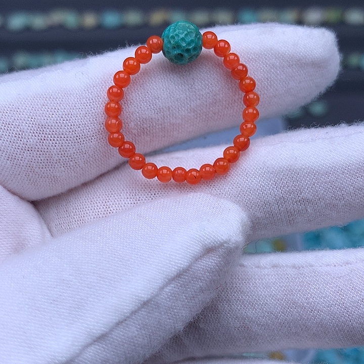 南红玛瑙足铂镶嵌珠宝奇石