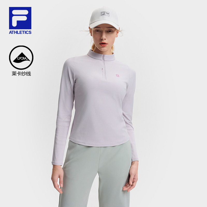 Fila/斐乐女款户外运动时尚上衣百搭舒适休闲秋冬长袖A11W511202F