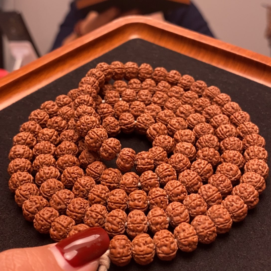 努***力金刚菩提吊坠老树王108