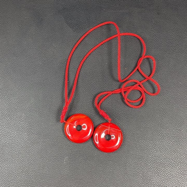 颈饰玛瑙未镶嵌T20三姑娘平安扣发其一