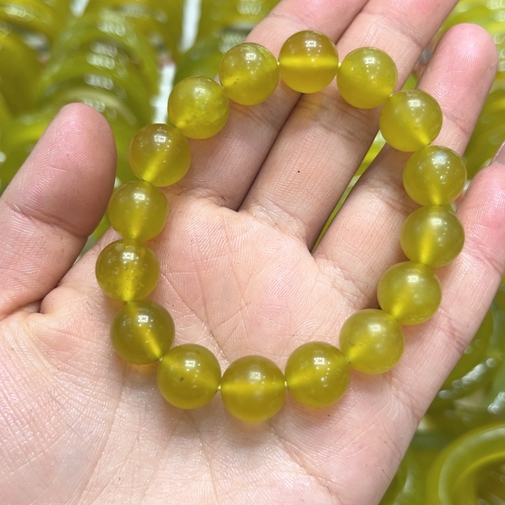 蛇纹石玉手链未镶嵌