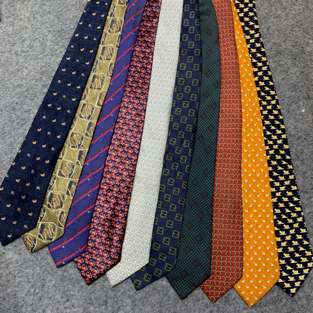 中古西装领带vintage