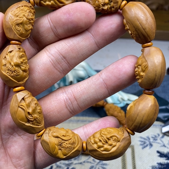 橄榄核手串/手链橄榄核雕工艺手串