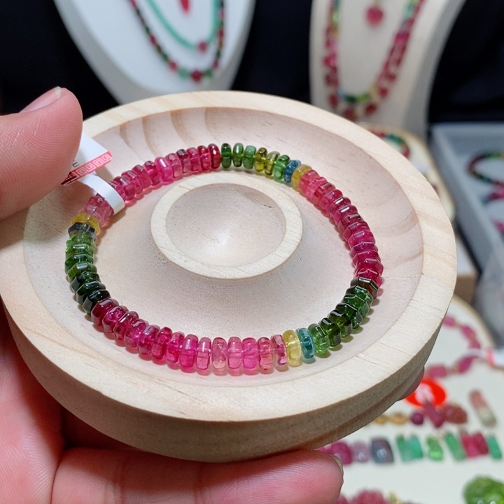 碧玺手链未镶嵌碧玺手链