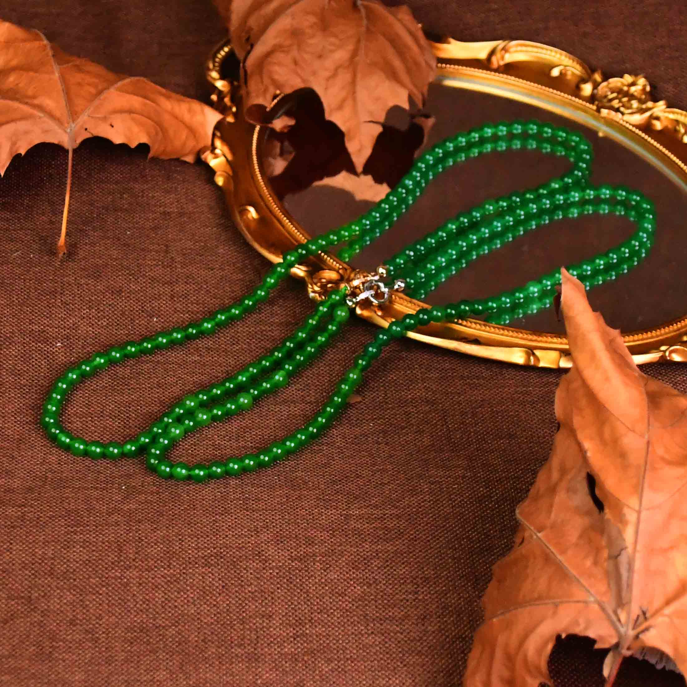 玉髓 【H200】时尚百搭一款两戴玉髓珠串大气尺寸项链多样性发一