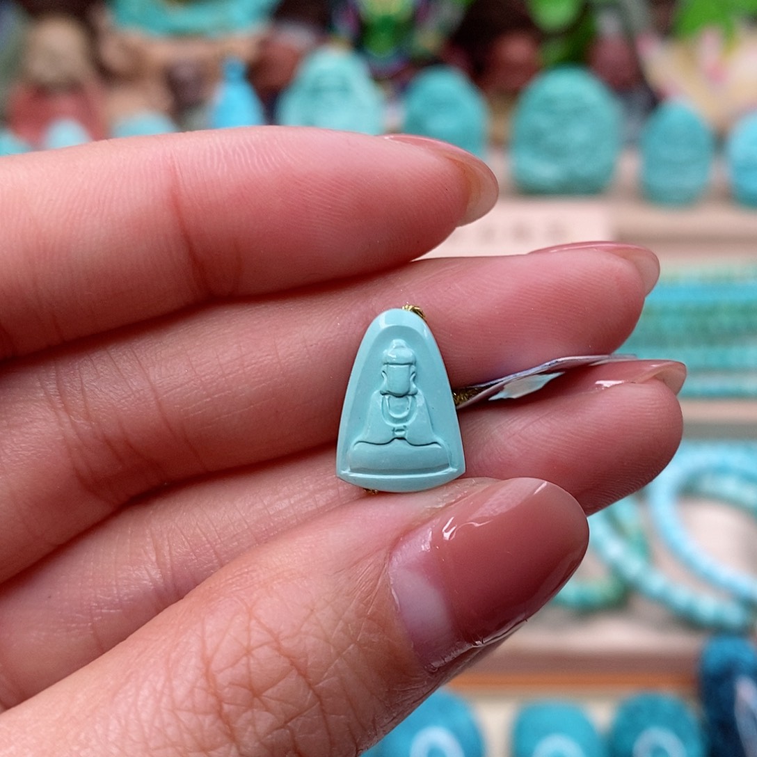 绿松石珠宝奇石未镶嵌