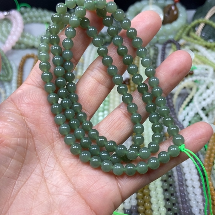 和田玉未镶嵌颈饰6