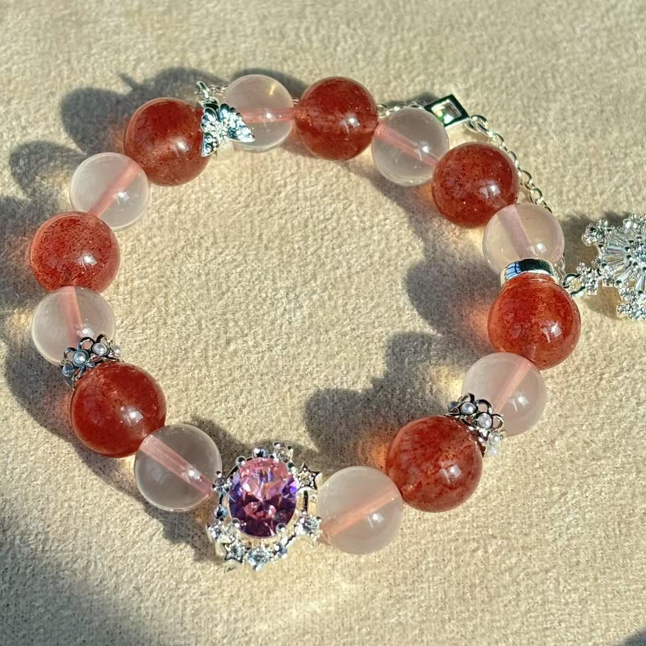 天然水晶单圈手链DIY 多样性发其一 A315978