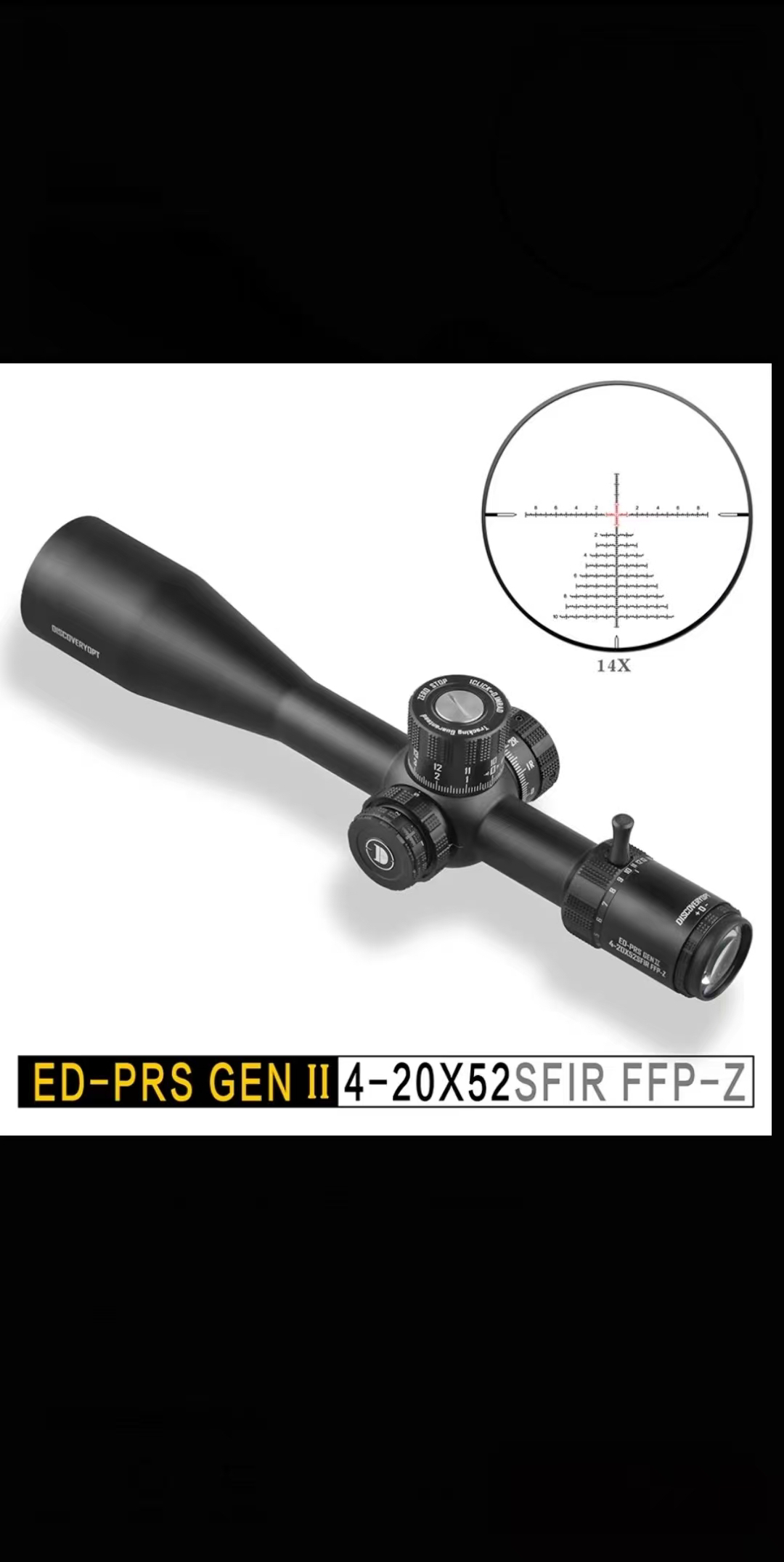 Discovery/发现者ED-PRS 4-20X52SFIR光学单筒前置抗震清晰望远镜