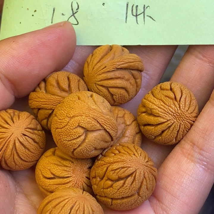 吊坠桃核秦岭龙纹桃核222