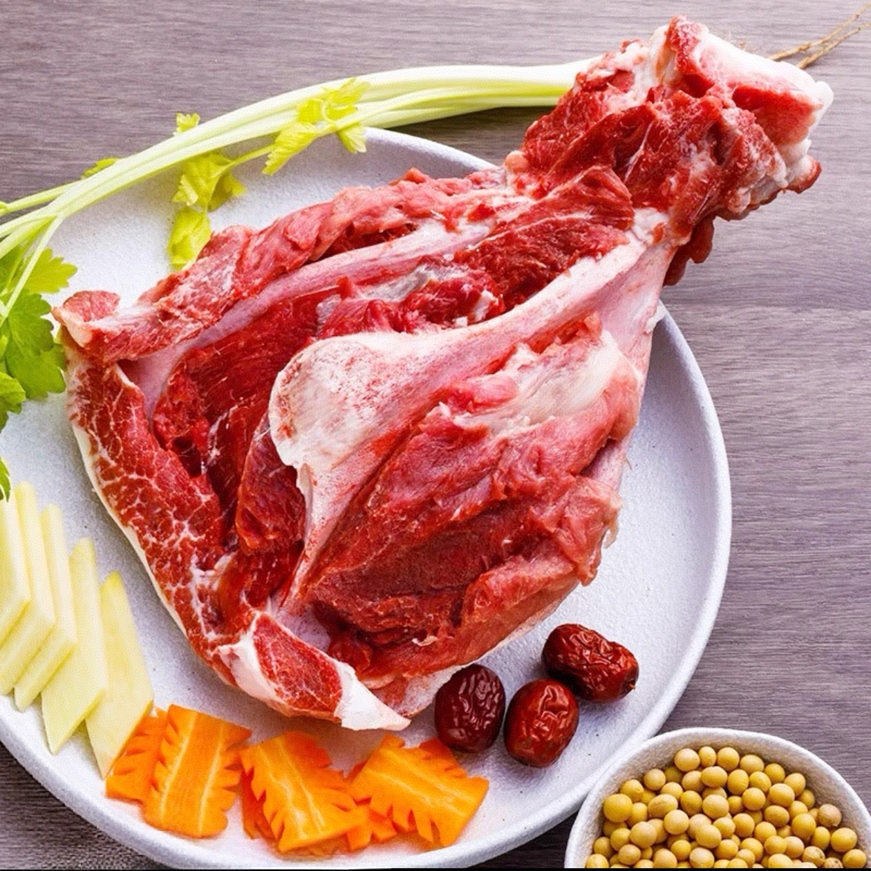 田园黑猪扇骨500g(切块）【当日达】