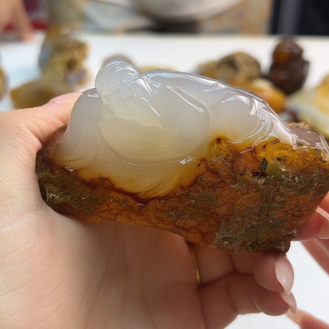 玛瑙/玉髓未镶嵌颈饰