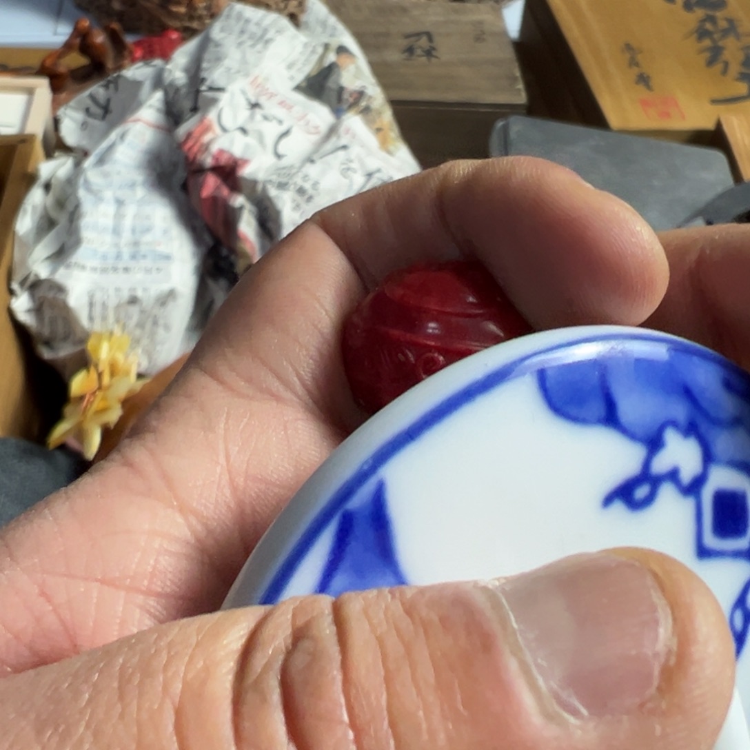 紫砂茶杯我家粉丝真好看啊