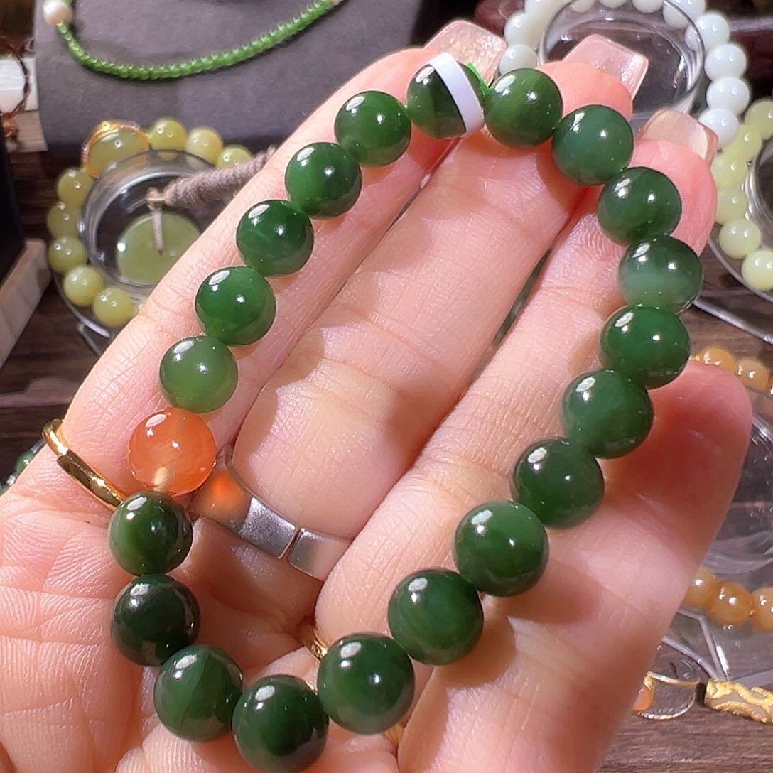 和田玉手链未镶嵌