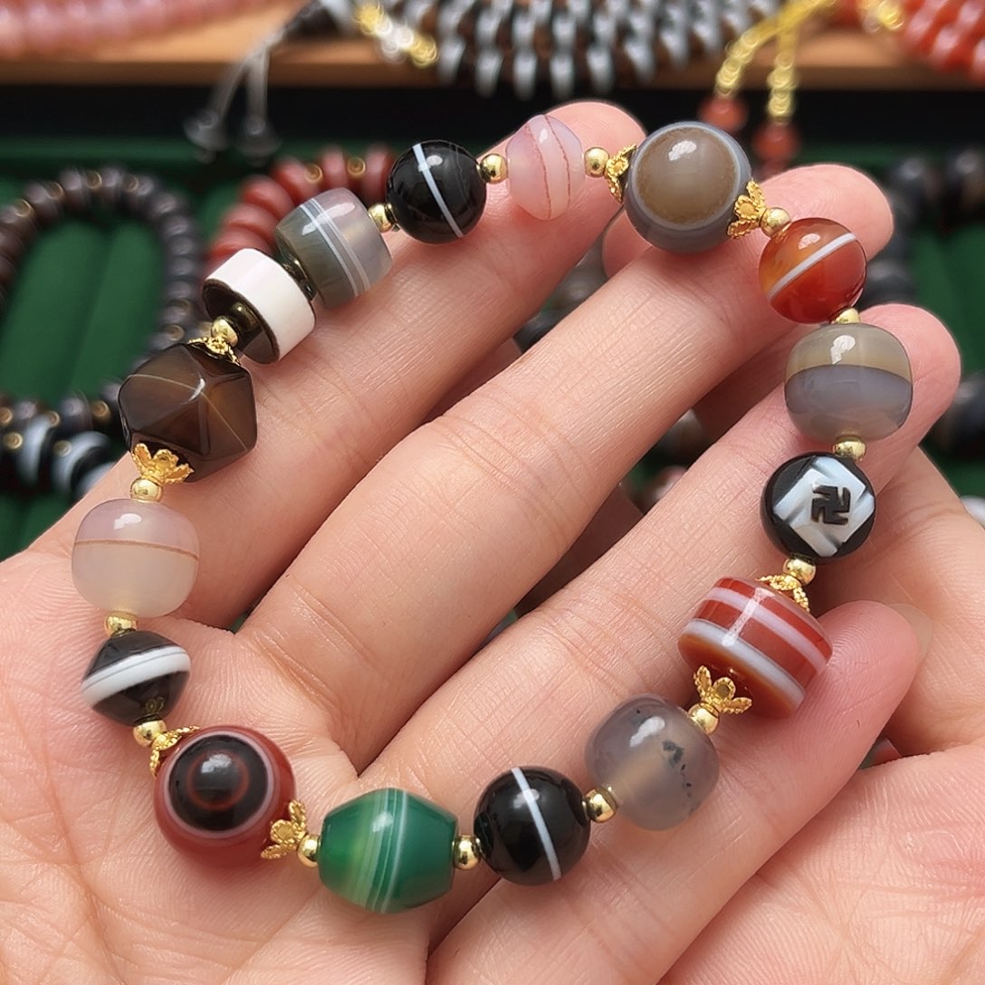 玛瑙/玉髓合金手串