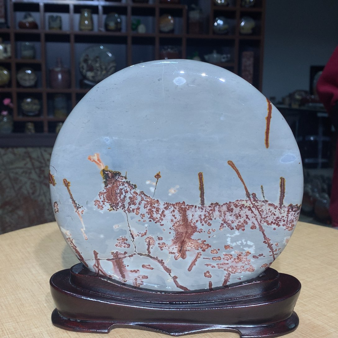 紫砂广西国画石，观赏收藏