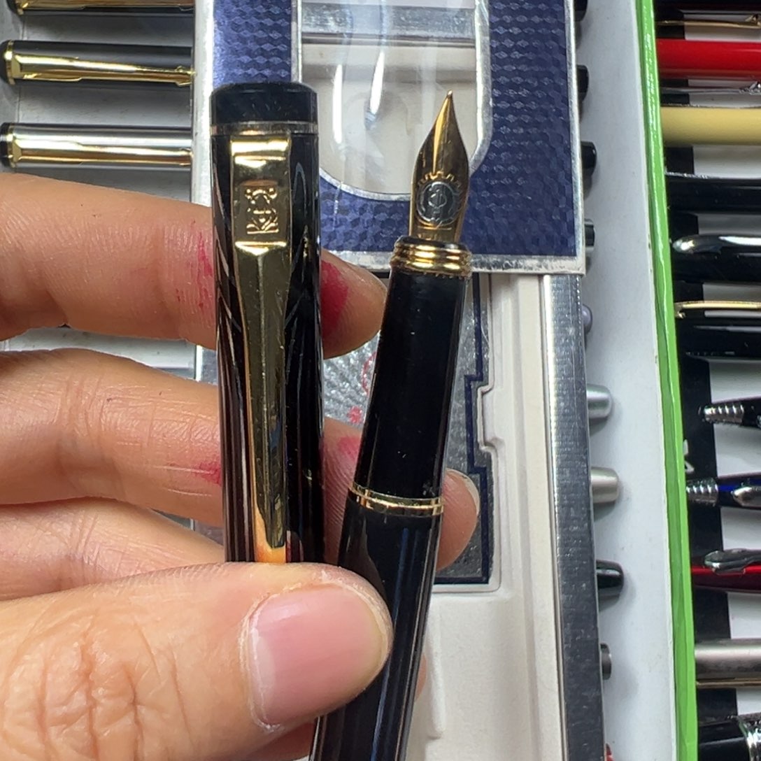 便携式豪邦礼品笔带盒子钢笔