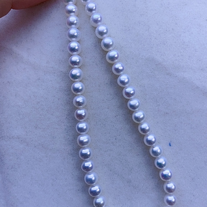 慕***岚淡水珍珠银S925镶嵌颈饰