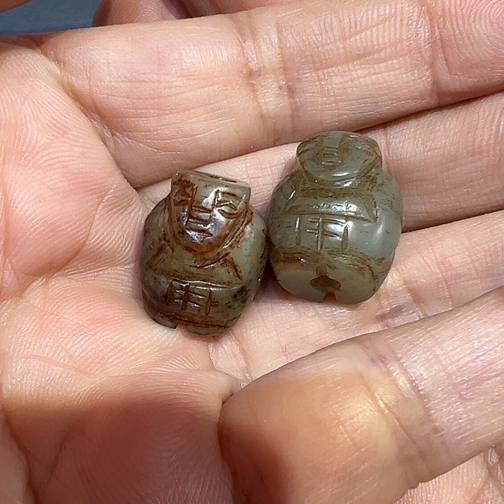 和田玉（糖玉）挂件／手把件未镶嵌