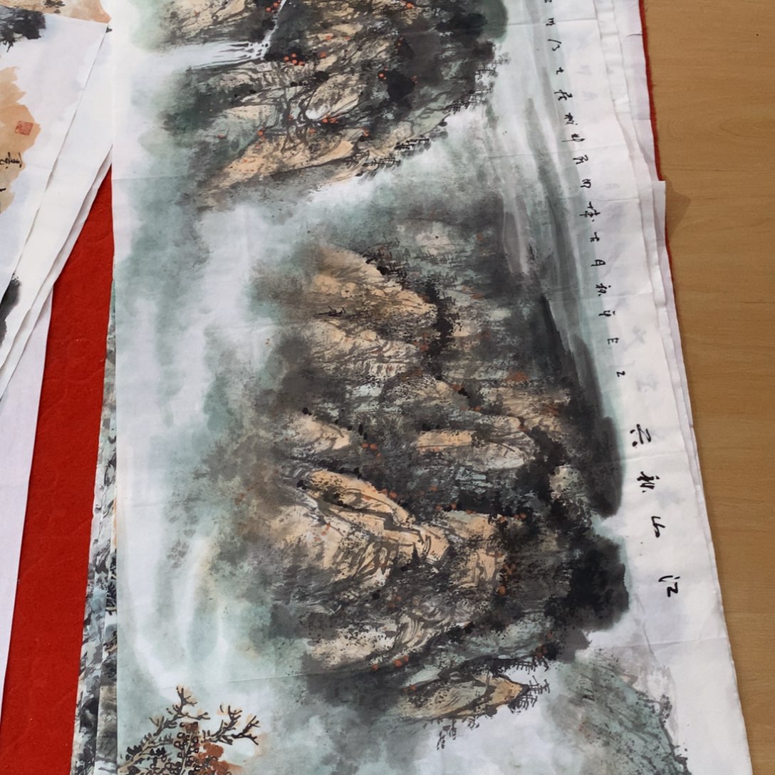 六***曲国画胡河明老师作品