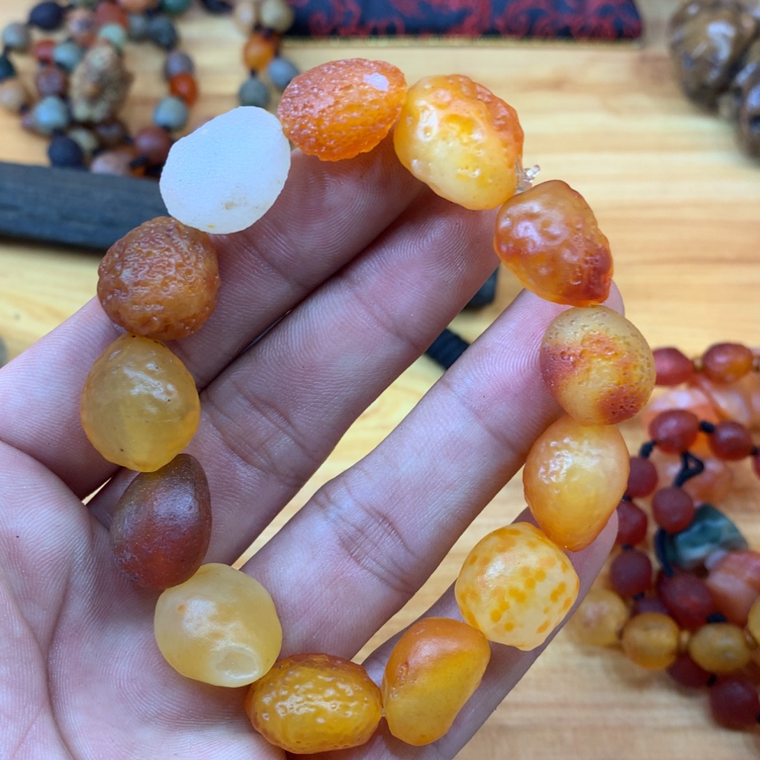 玛瑙/玉髓未镶嵌手链