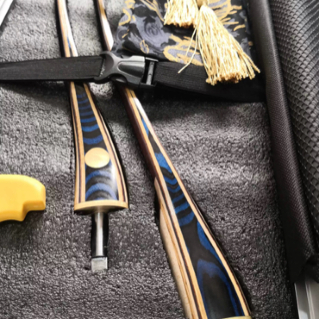 现代传统弓 三角弓 青鸾 双截棍