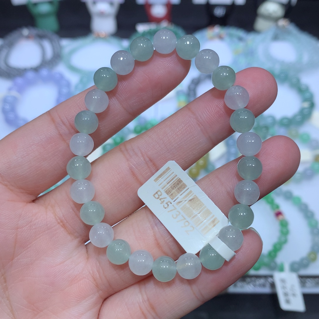 翡翠未镶嵌手串天然