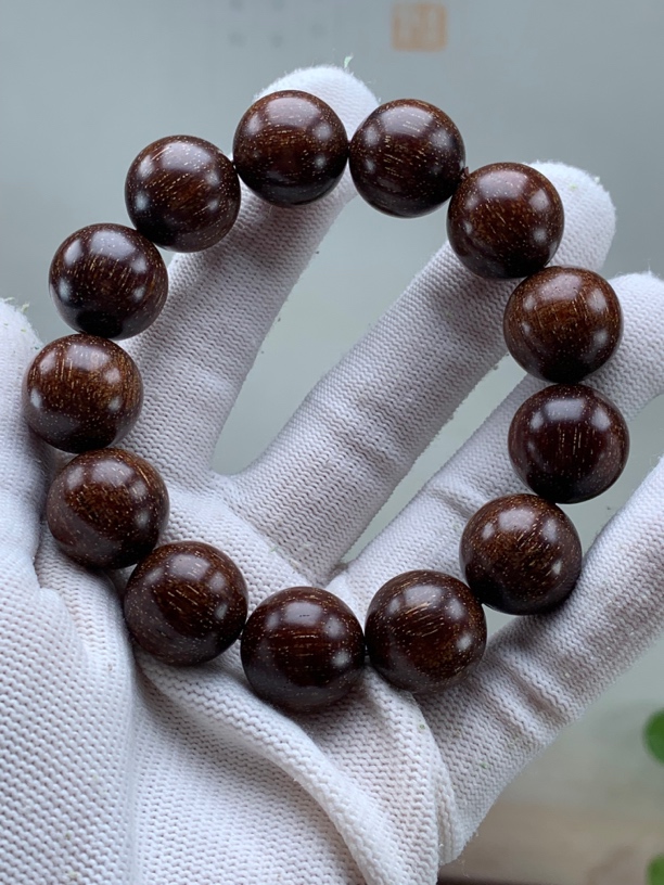 巴贡血月手串圆珠17血月糖心果冻爆星空纹全油满玉化温润细腻1物