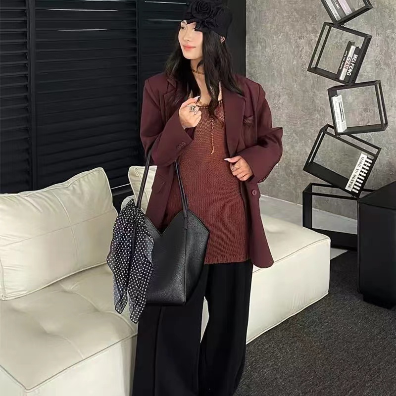 新款时尚大容量慵懒风托特包(丝巾颜色不挑)B3126