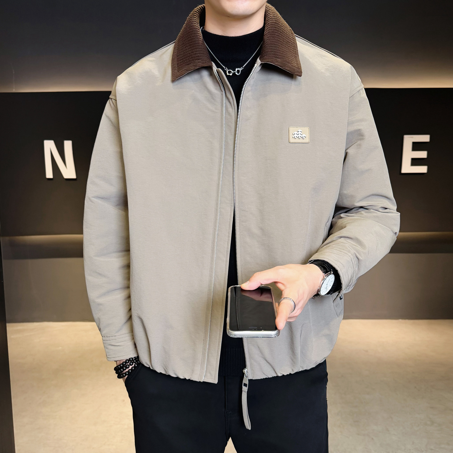 【只卖真羽绒 国标90绒】重磅高品质男羽绒服加厚保暖撞色领口潮流