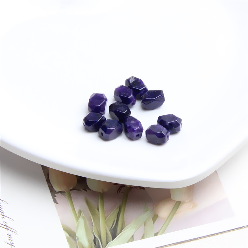 精美夜樱蓝紫刻面散珠 K0899 多样性可选发一