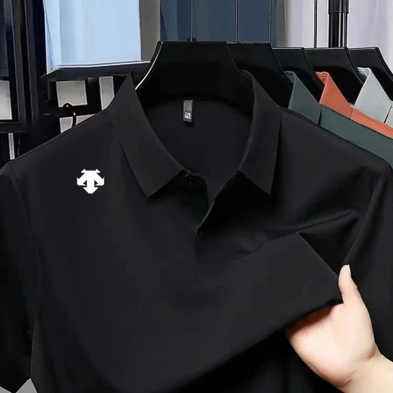 【海外撤柜 专卖店清仓】轻奢男士翻领POLO衫全无痕舒适百搭短袖T恤