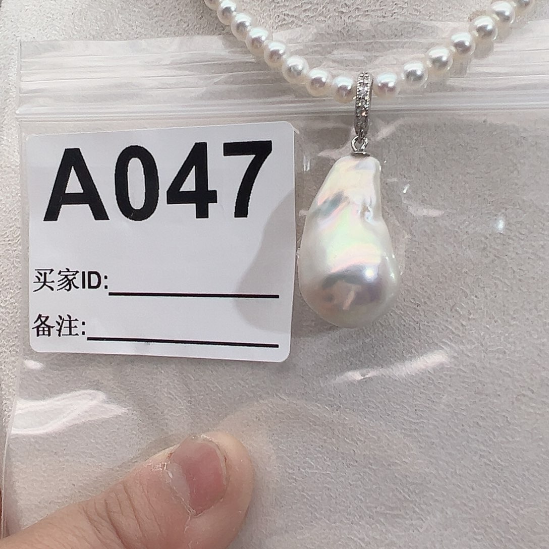 淡水珍珠吊坠(不含链)未镶嵌