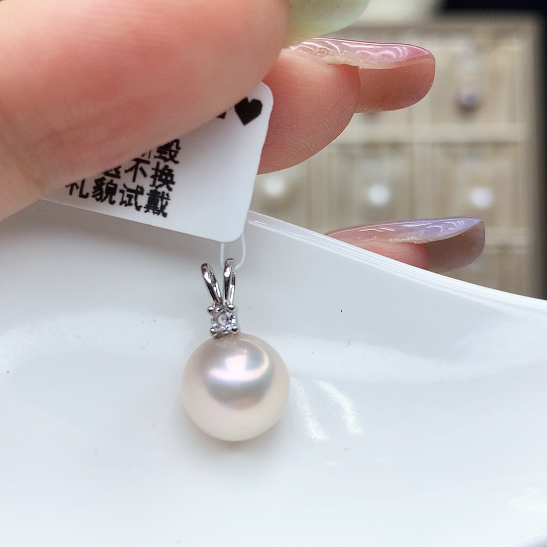 颈饰合金淡水珍珠
