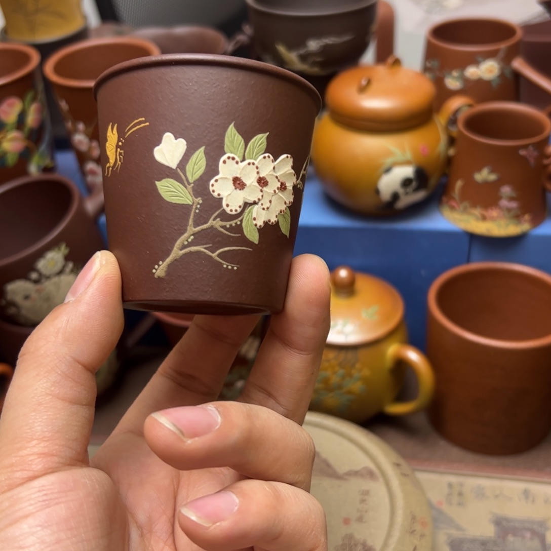 紫砂茶杯紫砂主人杯100cc