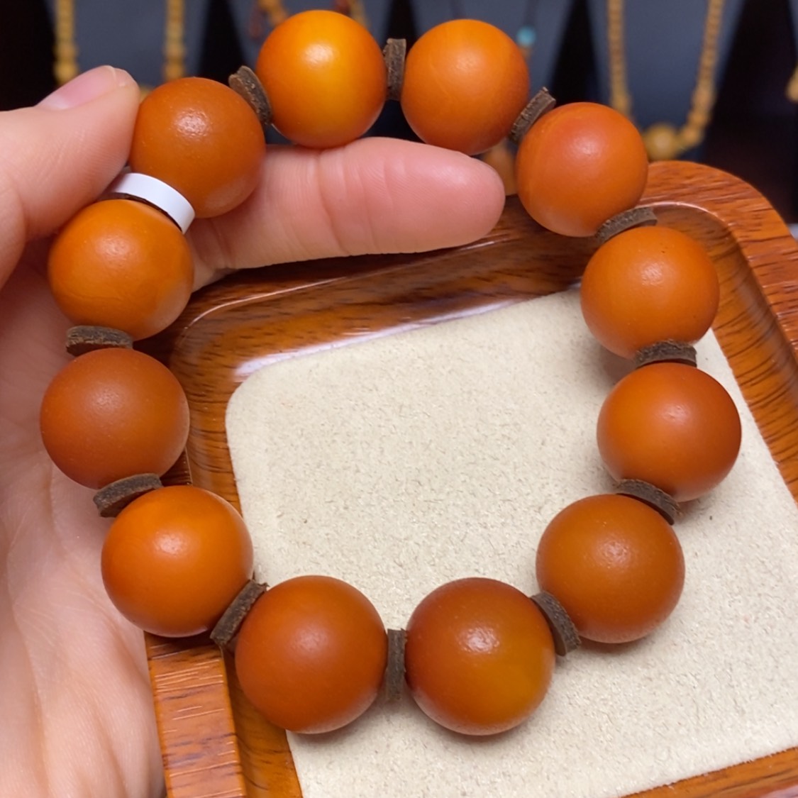 【闪购商品】未镶嵌蜜蜡手链手串
