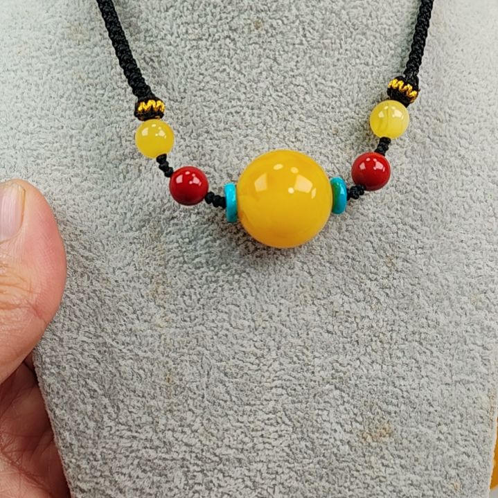 蜜蜡吊坠(赠链)未镶嵌