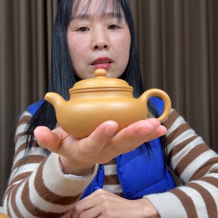 茶壶紫砂40目黄金缎仿古180cc全手工