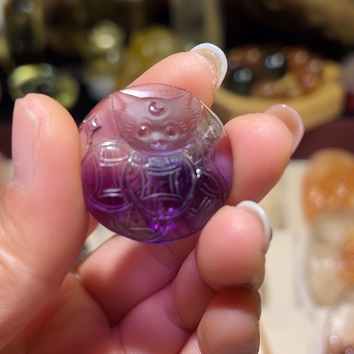 吊坠(不含链)紫晶未镶嵌