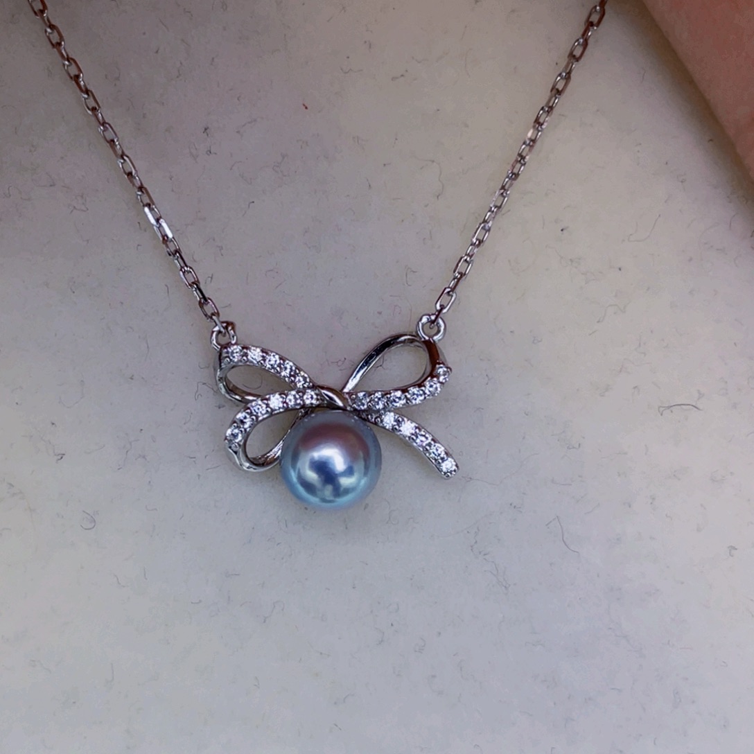 L****海水珍珠吊坠(赠链)银S925镶嵌