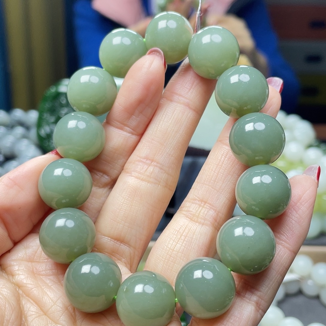 和田玉手链未镶嵌