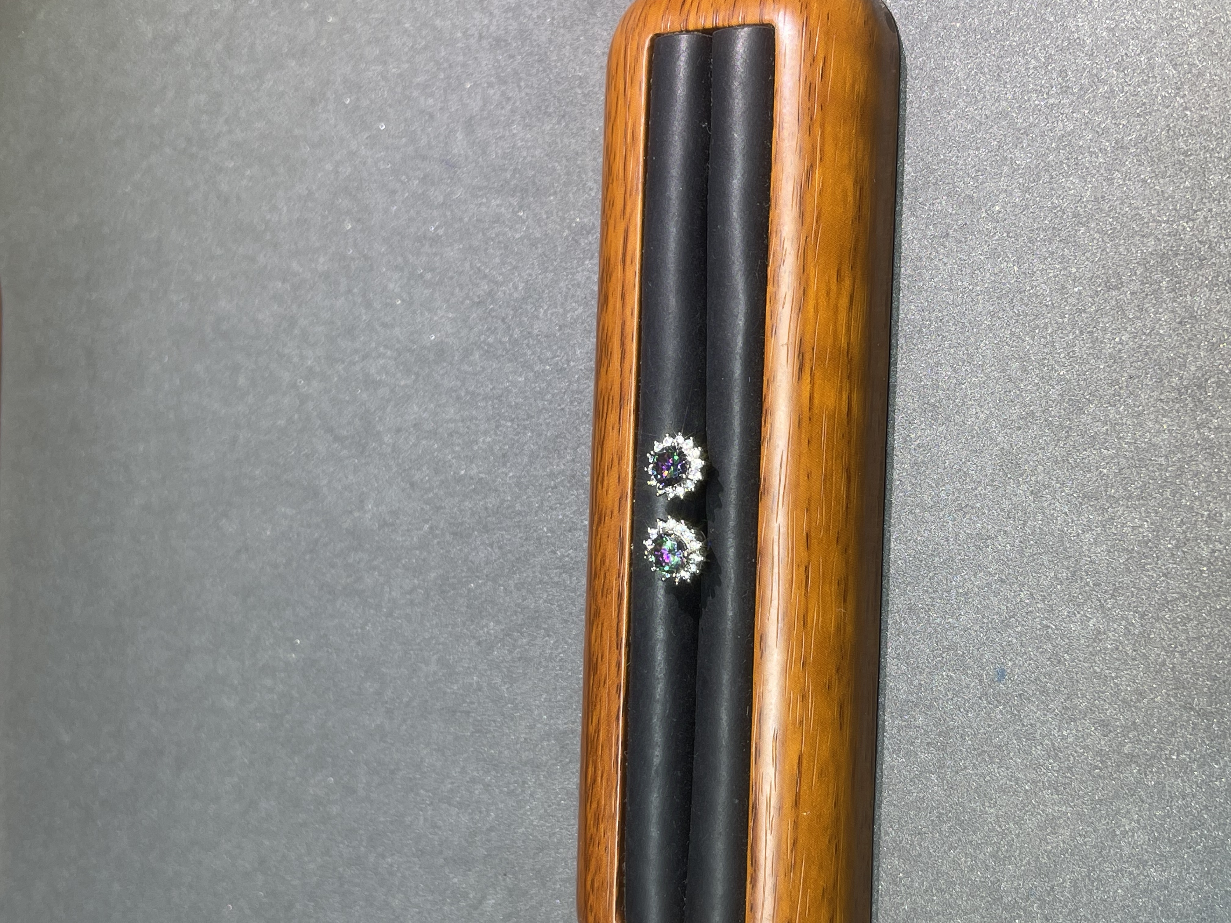 a6596白托满镶太阳花彩色耳钉多样发