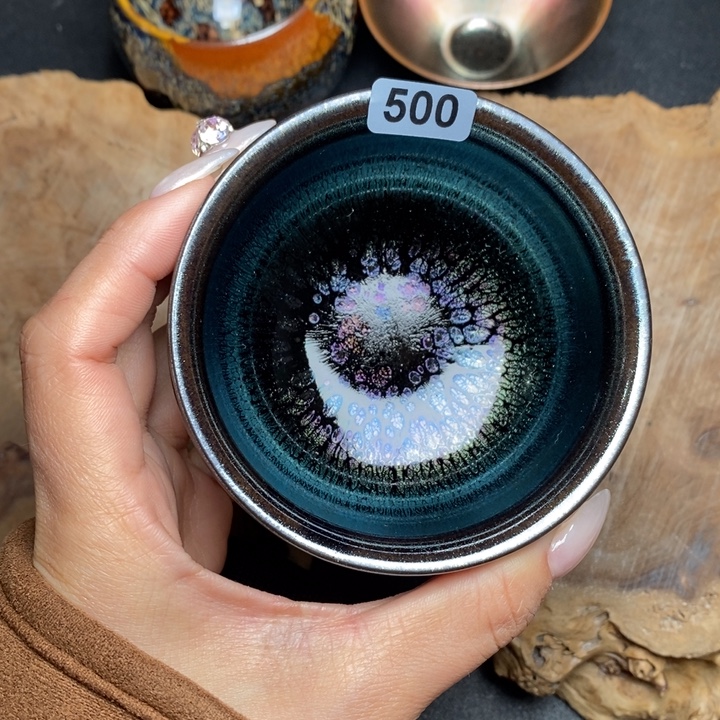 茶盏建窑建盏主人杯500微瑕
