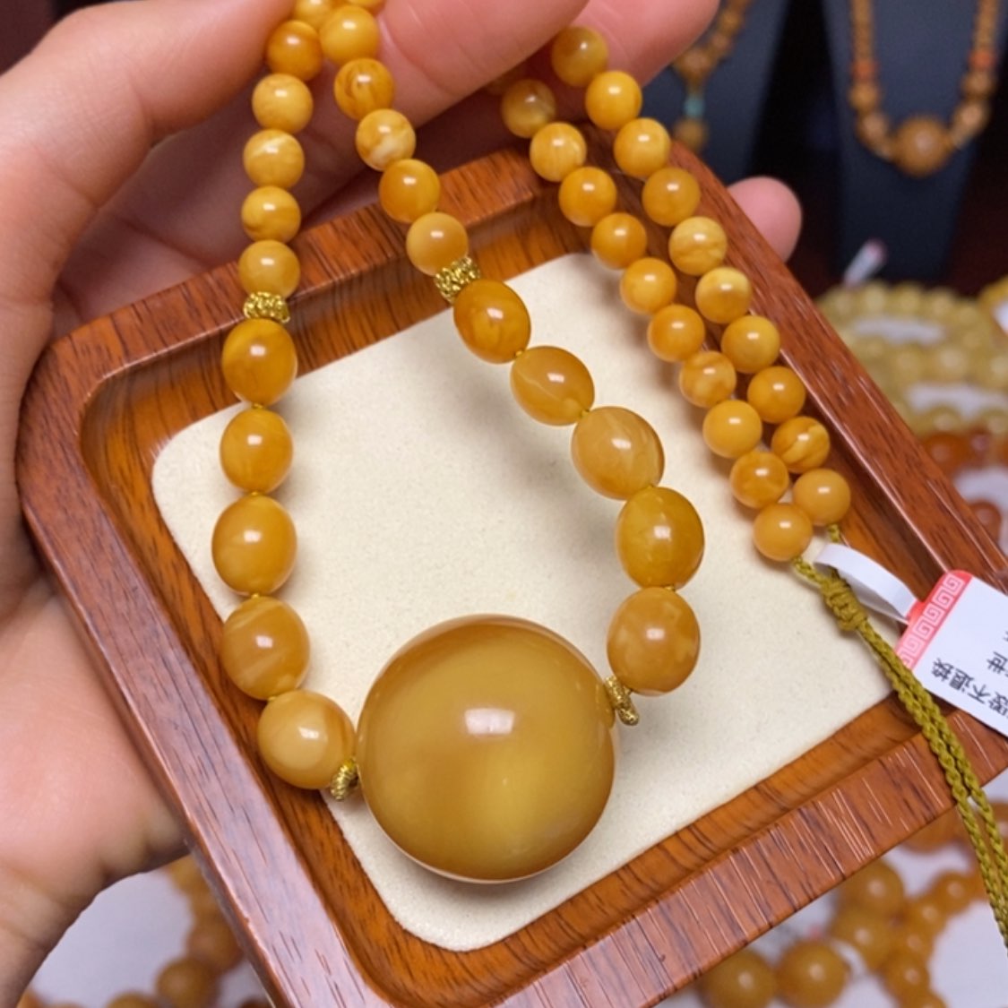 【闪购商品】蜜蜡颈饰未镶嵌项链