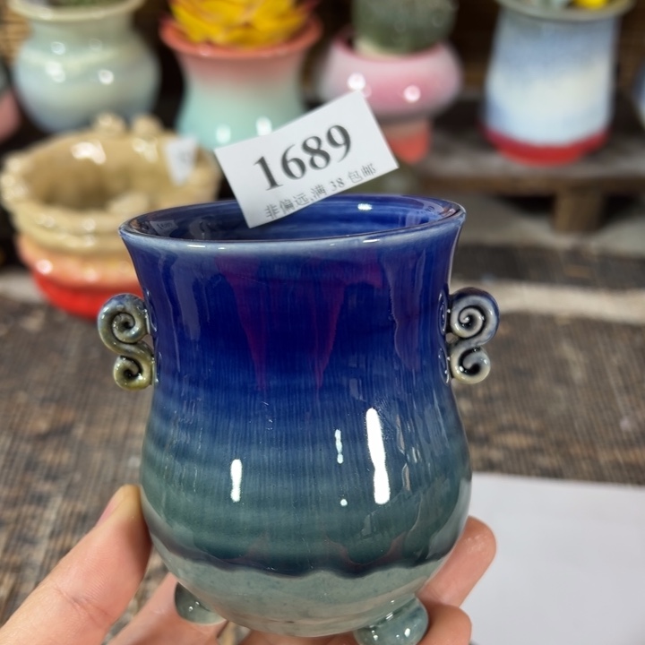 口7高9 手工花盆满30包邮