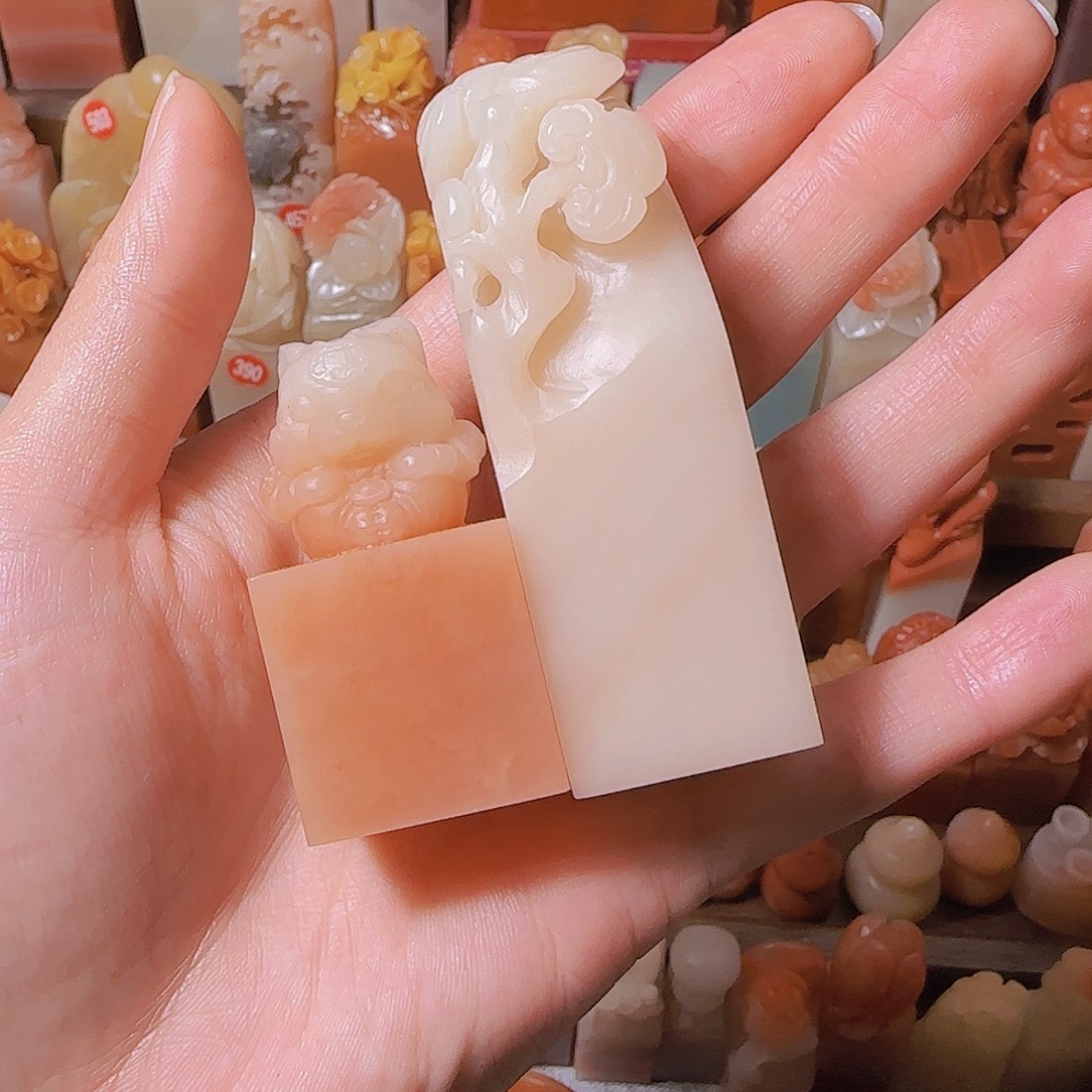 小****寿山石印石篆刻作品