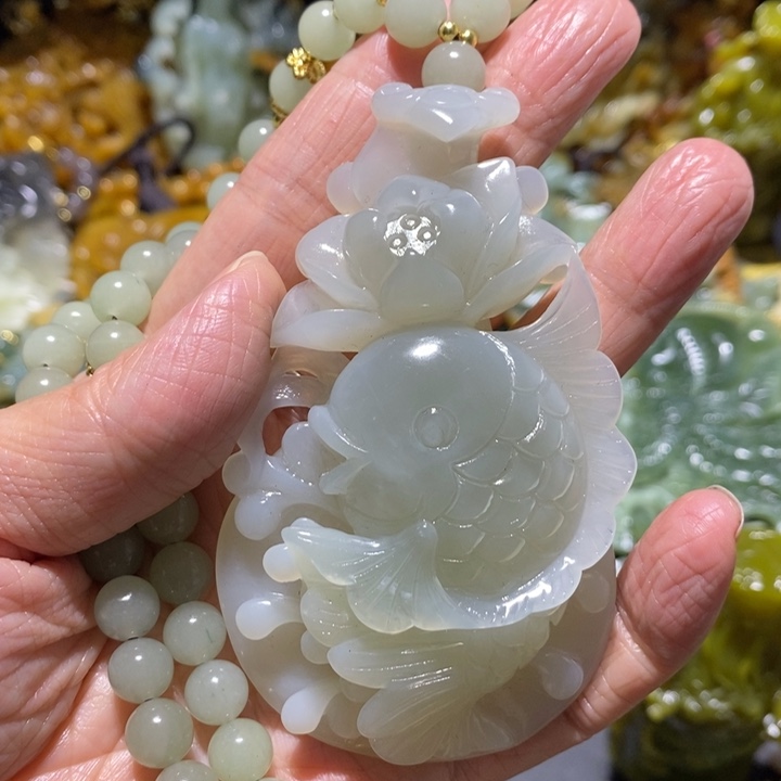 岫玉岫玉吊坠未镶嵌