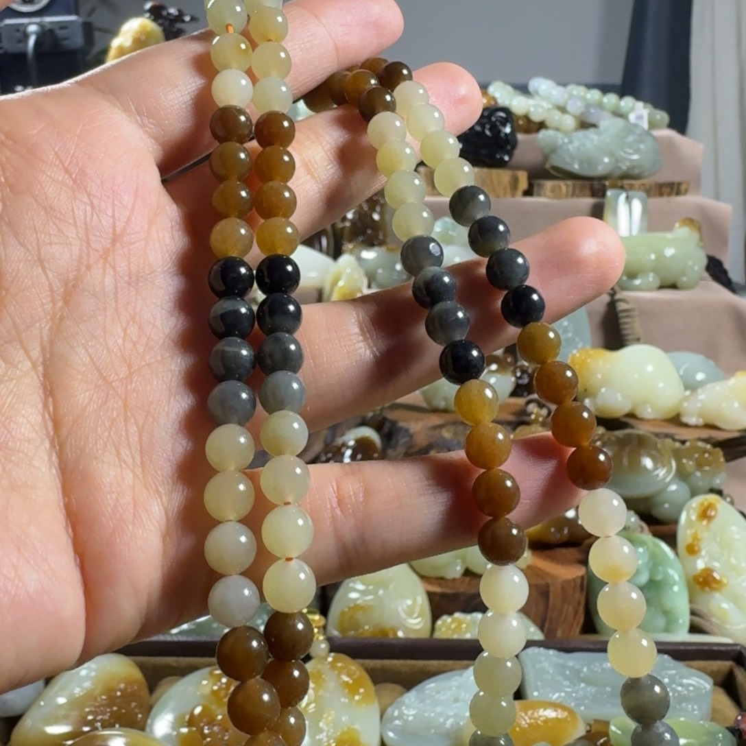 和田玉（糖玉）未镶嵌手链