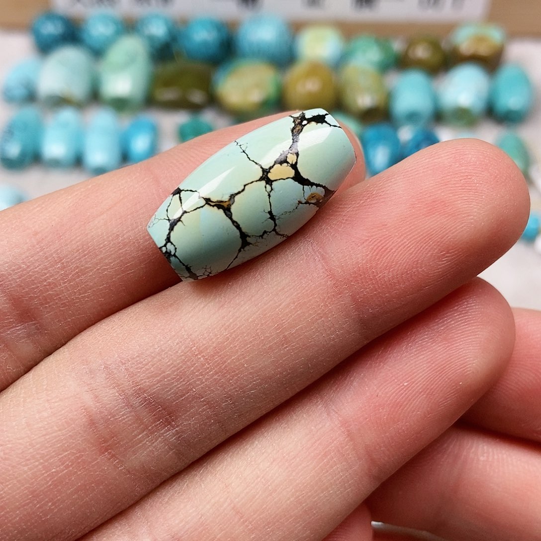 未镶嵌绿松石珠宝半成品